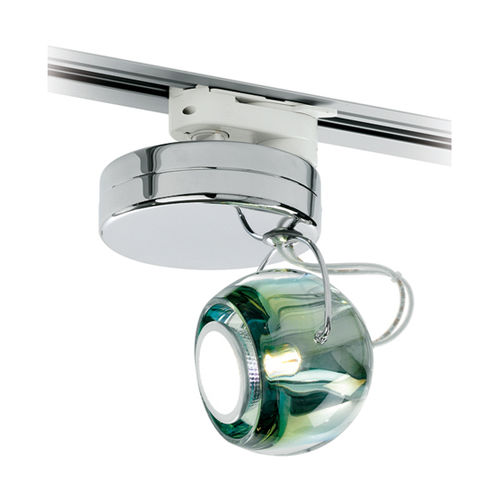 Faretti a binario alogeno - BELUGA COLOUR D57 - FABBIAN ILLUMINAZIONE - LED / tondo / in cristallo