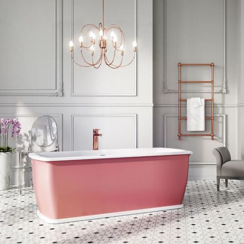 Vasca da bagno da appoggio - EPOQUE - BALTECO AS - per ambiente abitativo / in Solid Surface / contemporanea