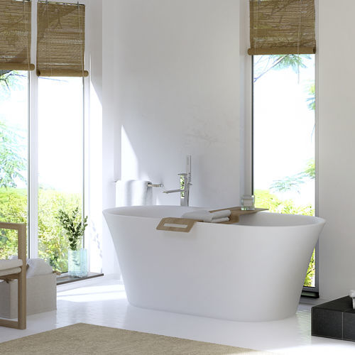 Vasca da bagno ovale - Fiore  - BALTECO AS - ad isola / per ambiente abitativo / ad uso professionale