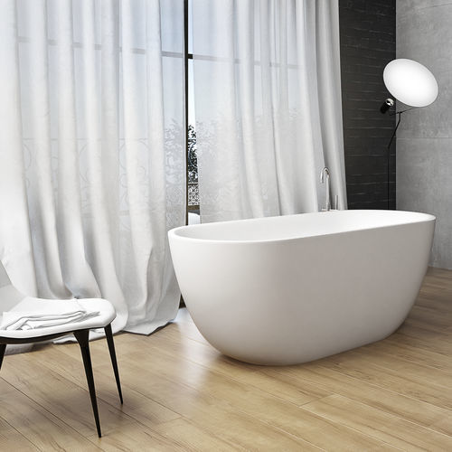 Vasca da bagno ovale - HALO - BALTECO AS - ad isola / per ambiente abitativo / ad uso professionale