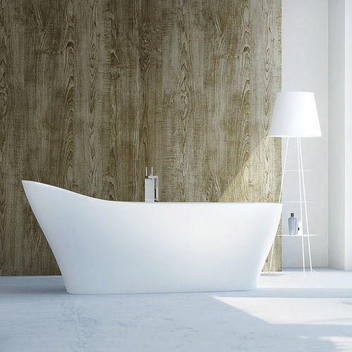 Vasca da bagno ad isola - MEZZO - BALTECO AS - per ambiente abitativo / ad uso professionale / in Solid Surface
