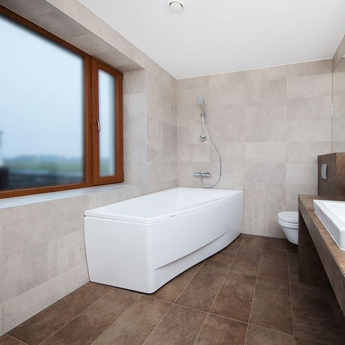 Vasca da bagno d'angolo - Cali - BALTECO AS - asimmetrica / da appoggio / per ambiente abitativo