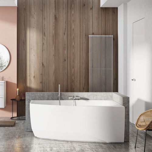 Vasca da bagno d'angolo - Orion - BALTECO AS - asimmetrica / da appoggio / per ambiente abitativo