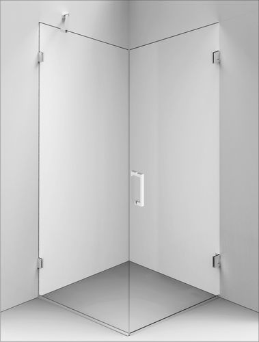 Box doccia in vetro temprato - Concept 1 - BALTECO AS - con sportello battente / d'angolo / per uso residenziale