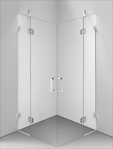 Box doccia in vetro temprato - Concept 3 - BALTECO AS - con sportello battente / d'angolo / per uso residenziale