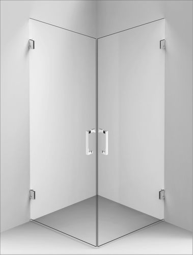 Box doccia in vetro temprato - Concept 4 - BALTECO AS - con sportello battente / d'angolo / per uso residenziale