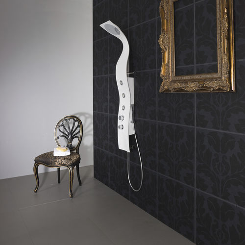 Colonna doccia bianca - Mio - BALTECO AS - da parete / contemporanea / con doccia a mano