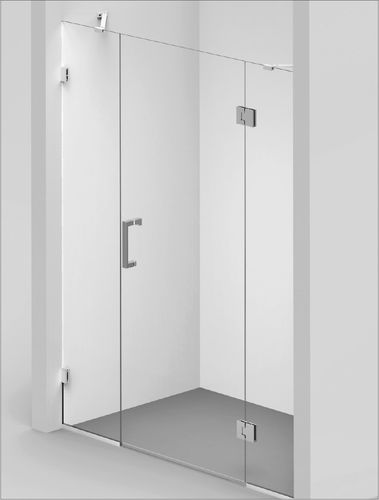 Parete doccia battente - Concept 8 - BALTECO AS - a nicchia / in vetro temprato / su misura