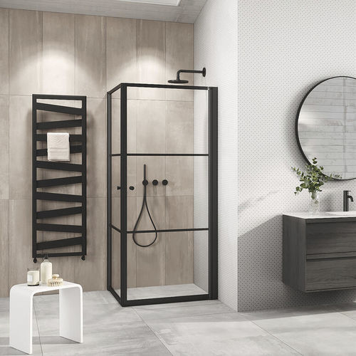 Box doccia in vetro temprato - Frameform - BALTECO AS - con sportello battente / d'angolo / per uso residenziale