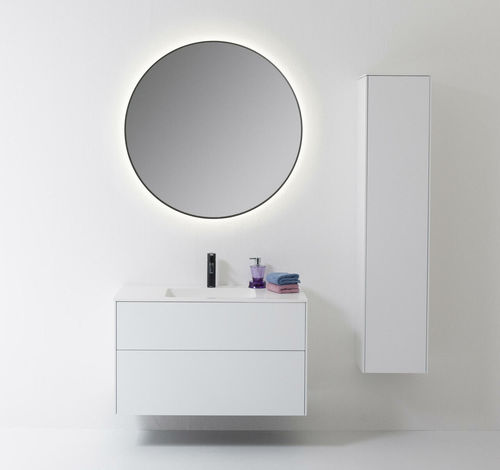 Mobile lavabo sospeso - Vida - BALTECO AS - in MDF / in Solid Surface / contemporaneo