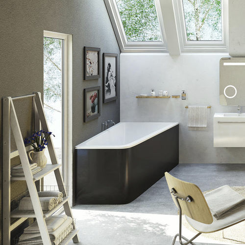 Vasca da bagno d'angolo - Piano  - BALTECO AS - da appoggio / per ambiente abitativo / ad uso professionale