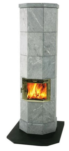 Stufa a legna - OCTO 50 3/4/5/6 - GRANIT KLEBER AS - contemporanea / in pietra