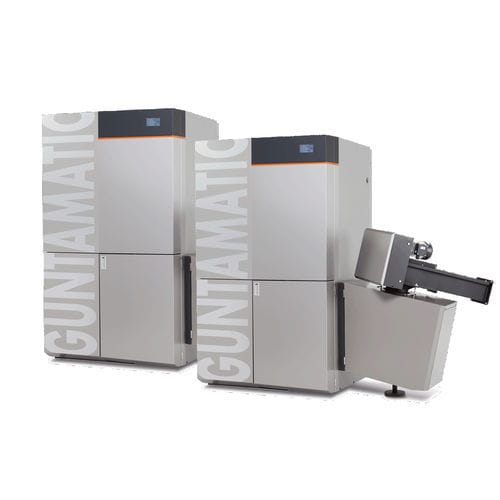 Caldaia a legna - POWERCHIP CASCADE - Guntamatic Heiztechnik GmbH - unicamente per riscaldamento / residenziale / professionale