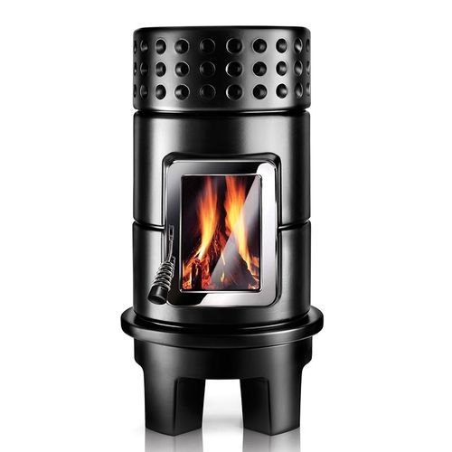 Stufa a legna - RoundStack Rim - LA CASTELLAMONTE Stufe di Ceramica - 0 - 5 kW / 5 kW...10 kW / con piedi