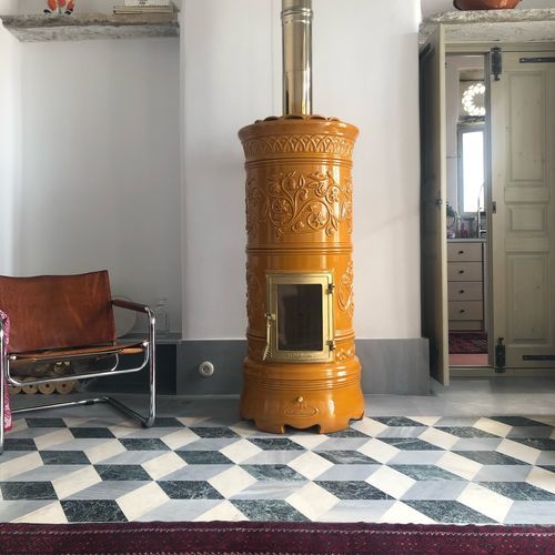 Stufa a legna - RONDÒ - LA CASTELLAMONTE Stufe di Ceramica - 0 - 5 kW / 5 kW...10 kW / da appoggio