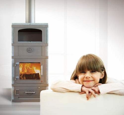 Stufa a legna - 2060/2260 - LOTUS Heating Systems A/S - tradizionale / in acciaio / con scaldavivande