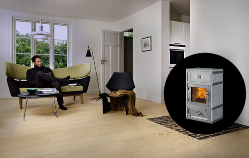 Stufa a legna - 2080 - LOTUS Heating Systems A/S - tradizionale / in acciaio