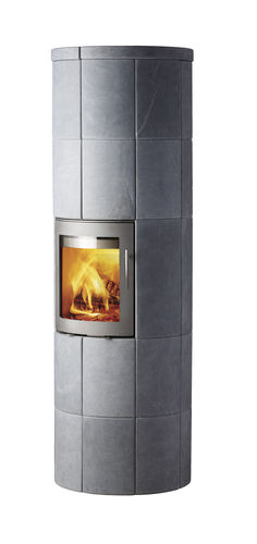 Stufa a legna - M4 - LOTUS Heating Systems A/S - contemporanea / in steatite