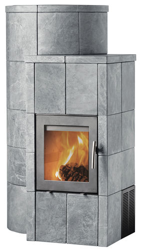 Stufa a legna - MQM - LOTUS Heating Systems A/S - contemporanea / in pietra