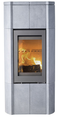 Stufa a legna - M700 - LOTUS Heating Systems A/S - contemporanea / in pietra