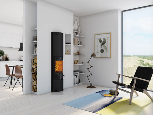 Stufa a legna - PRESTIGE INTEGRA - LOTUS Heating Systems A/S - contemporanea / in metallo