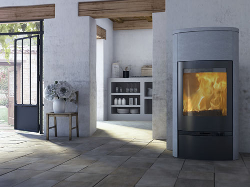 Stufa a legna - JUBILEE 35 M - LOTUS Heating Systems A/S - contemporanea / in steatite