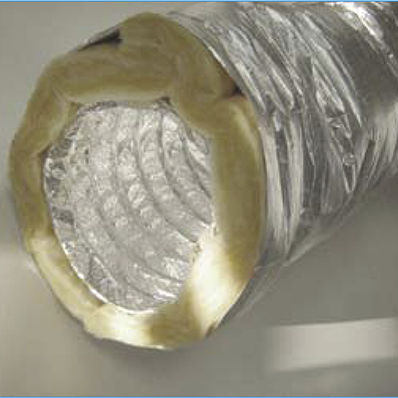 Condotto di ventilazione flessibile - Nilan A/S - in poliestere / termoisolante