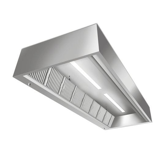 Cappa a muro - X-CYCLONE® EAS-SERIES - Rentschler REVEN Lüftungssysteme GmbH - professionale / con illuminazione integrata