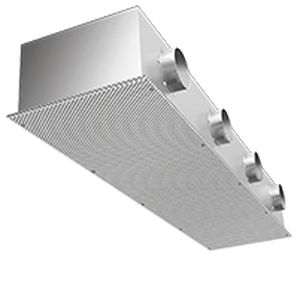 Bocchetta di alimentazione d'aria a muro - ECOJET-SERIES - Rentschler REVEN Lüftungssysteme GmbH - in acciaio inossidabile