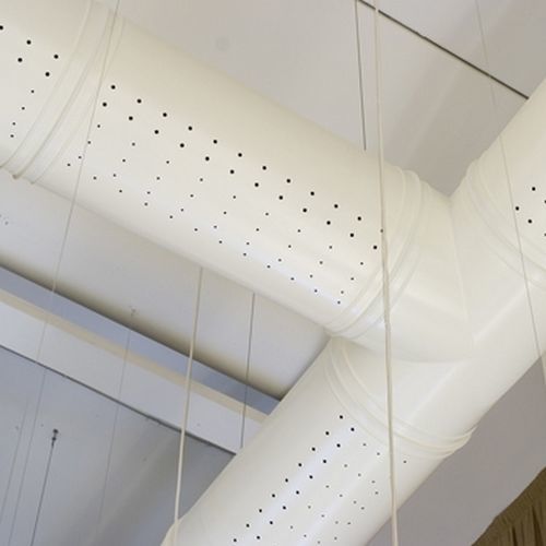 Condotto di distribuzione dell'aria rigido - INDUTAIR - ROCCHEGGIANI SPA - in metallo