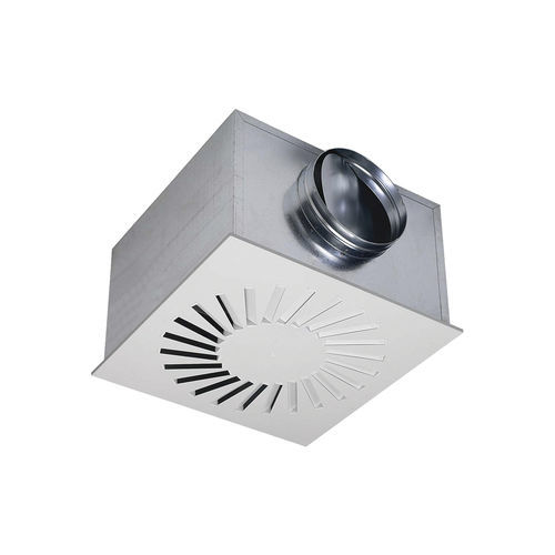 Diffusore d'aria da soffitto - DER  - ROCCHEGGIANI SPA - quadrato / in metallo / professionale