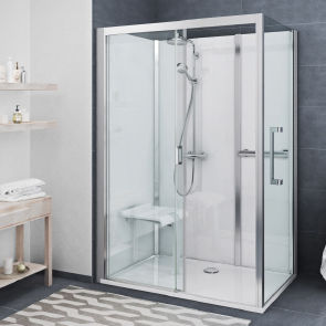 Box doccia all'italiana - VINATA®  - Roth Werke GmbH Energie- und Sanitärsysteme - in vetro / in alluminio / con porta scorrevole
