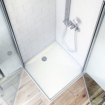 Piatto doccia rettangolare - MARMO NEO - Roth Werke GmbH Energie- und Sanitärsysteme - quadrato / piastrellabile / in ceramica