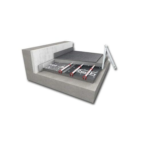 Riscaldamento a pavimento ad acqua calda - QUICK-ENERGY® TACKER-SYSTEM - Roth Werke GmbH Energie- und Sanitärsysteme - residenziale / commerciale / con pannelli in polistirene espanso