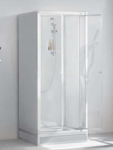 Box doccia in vetro - EXKLUSIV  - Roth Werke GmbH Energie- und Sanitärsysteme - in alluminio / con sportello battente / rettangolare