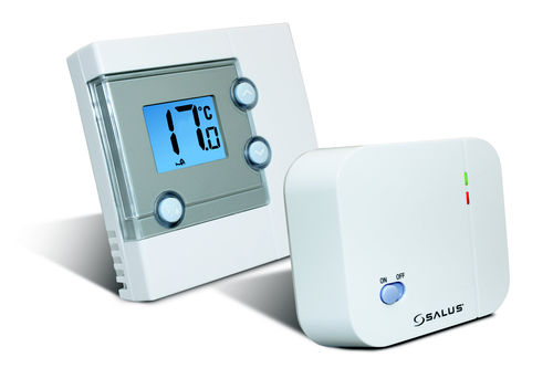 Termostato per riscaldamento - RT300RF - Salus Controls GmbH - d'ambiente / grigio / wireless