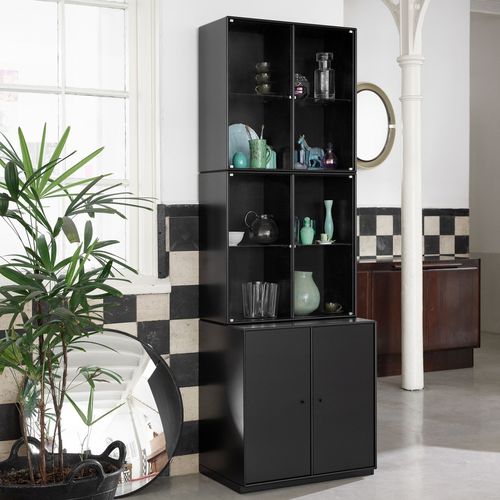Vetrina armadio contemporanea - RISE - Montana Furniture - autoportante / in MDF laccato / con sportello