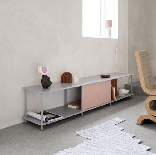Scaffale contemporaneo - Free 111000 - Montana Furniture - in MDF laccato / in metallo laccato / a fissaggio magnetico