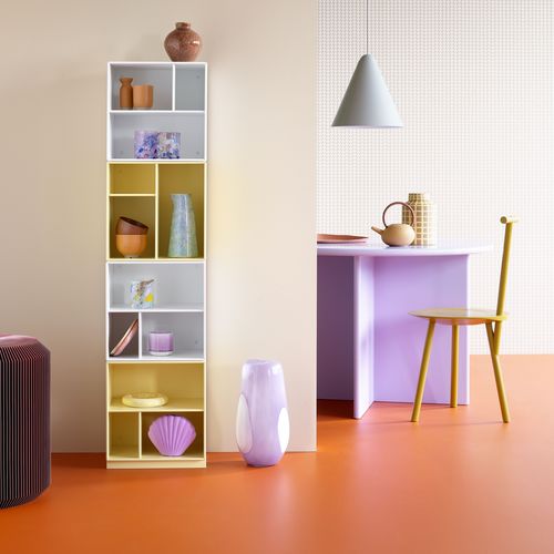 Battiscopa bianco - Mini MPLI - Montana Furniture - nero / grigio / rosa