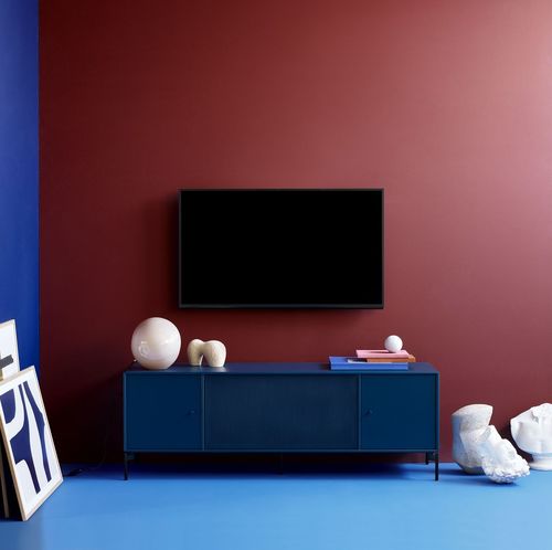 Mobile porta TV contemporaneo - OCTAVE III - Montana Furniture - con cassetti / in MDF laccato / marrone