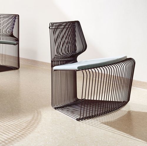 Sedia contemporanea - Pantonova Concave - Montana Furniture - da interno / in acciaio inossidabile / in acciaio con rivestimento a polvere