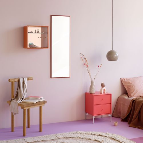 Mobile contenitore da parete - PERFUME - Montana Furniture - contemporaneo / in MDF laccato / in vetro