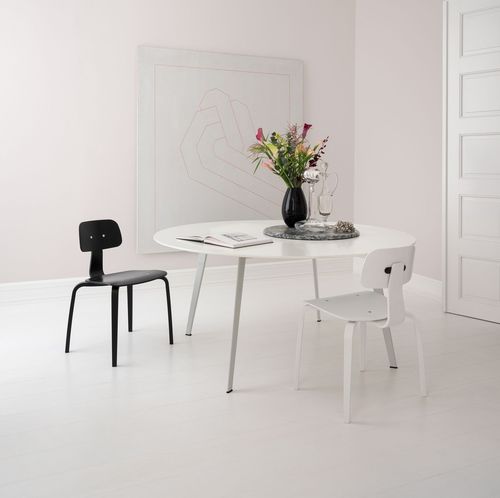 Tavolo da pranzo contemporaneo - JW160 - Montana Furniture - in rovere / in laminato / con supporto in alluminio
