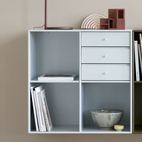 Scaffale modulare - 1324 - Montana Furniture - contemporaneo / in MDF laccato / con contenitore