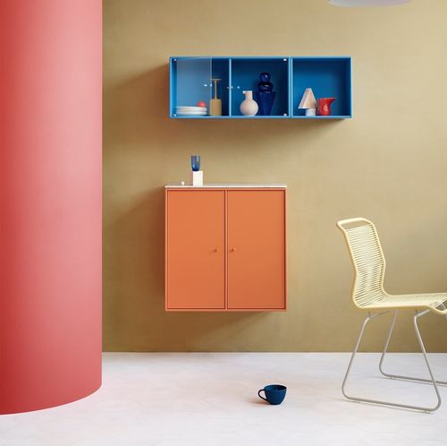 Mobile contenitore da terra - 1118 - Montana Furniture - da parete / con rotelle / contemporaneo