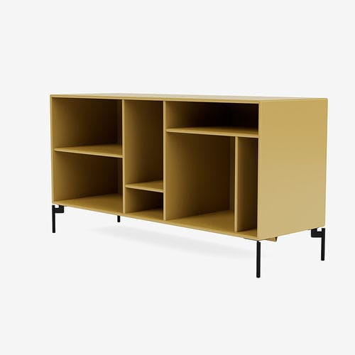 Credenza contemporanea - Mega 200801 - Montana Furniture - in MDF laccato / in metallo / con ripiano