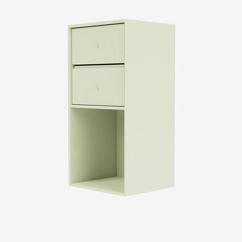 Mobile contenitore da terra - 1463 - Montana Furniture - da parete / con rotelle / in MDF laccato