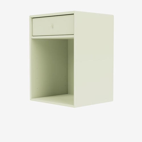 Comodino contemporaneo - 4262 - Montana Furniture - in MDF laccato / con supporto in MDF laccato / rettangolare