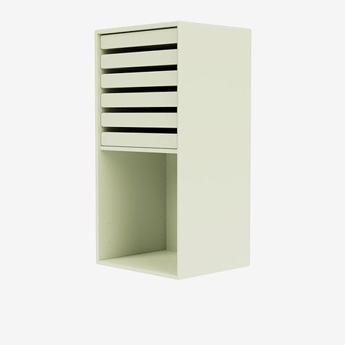 Scaffale contemporaneo - 1562 - Montana Furniture - in MDF laccato / per ufficio / con contenitore