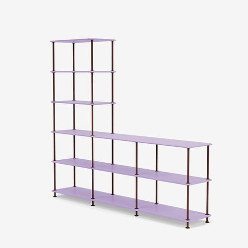 Scaffale contemporaneo - Free 522000 - Montana Furniture - in MDF laccato / in metallo laccato / da sala